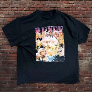 Reneé Rapp oversized collage graphic T-shirt